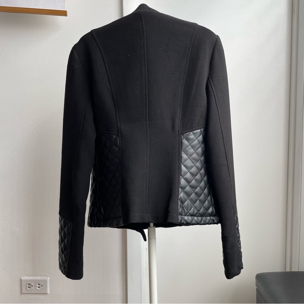 Forever 21 Black Jacket with Quilted Details - Picture 8 of 11